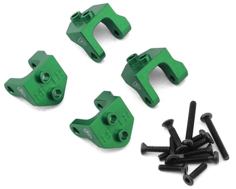 Treal Hobby Losi Mini LMT Aluminum Lower Shock & Links Mounts (Green) (4)