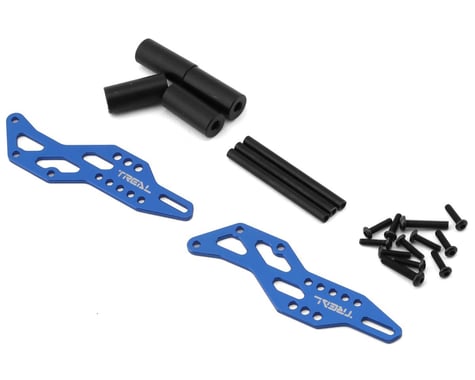Treal Hobby Losi Mini LMT Aluminum Wheelie Bar Set (Blue)