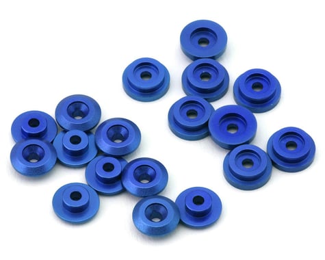 Treal Hobby Losi Mini LMT Aluminum Body Buttons Set (Blue) (10)