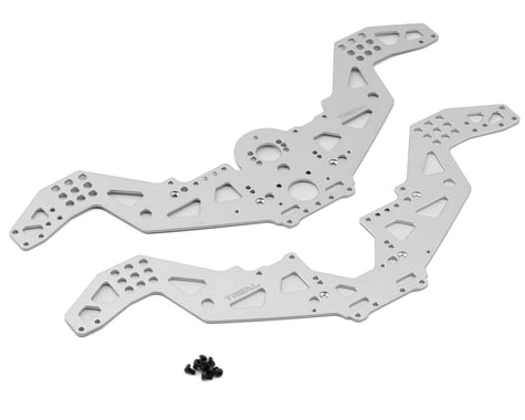 Treal Hobby Losi Mini LMT Aluminum Chassis Frame Side Plates (Silver) (2)