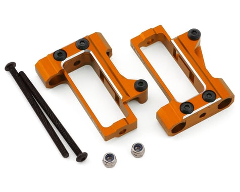 Treal Hobby Axial RBX10 Ryft Aluminum Front Shock Mounts (Orange) (2)