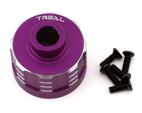Treal Hobby Axial RBX10 Ryft Aluminum Differential Housing Cup (Purple)