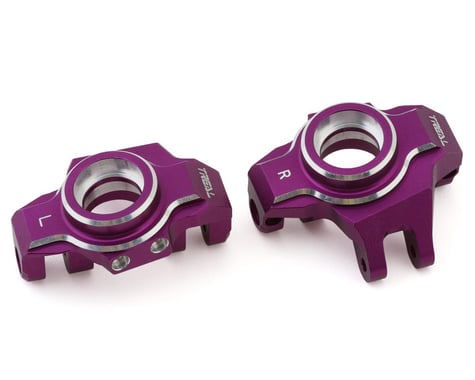 Treal Hobby Axial RBX10 Ryft Aluminum Steering Knuckles (Purple) (2)