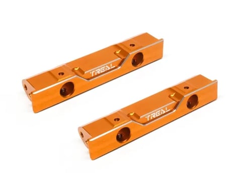 Treal Hobby SCX10 Pro 7075 Aluminum Front & Rear Bumper Mount Set