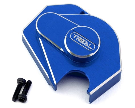 Treal Hobby Axial SCX24 Aluminum Gearbox Cover (Blue)