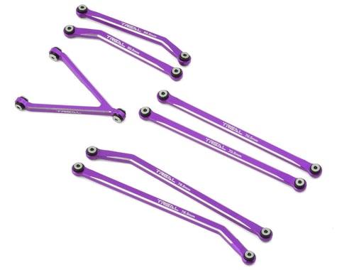 Treal Hobby Axial SCX24 Aluminum High Clearance Link Set (Purple) (7)