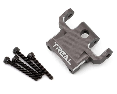 Treal Hobby Axial SCX24 Aluminum Rear Upper Link Mount (Grey)