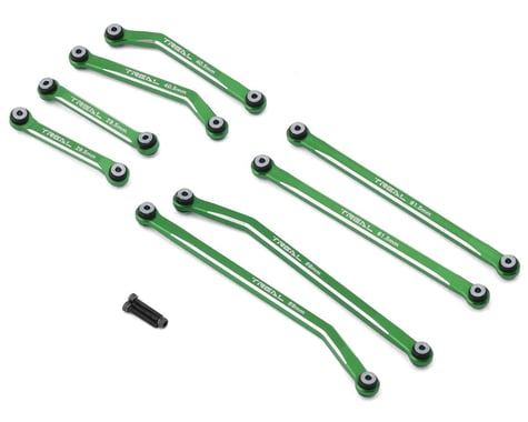 Treal Hobby Axial SCX24 Aluminum High Clearance 4-Link Set (Green) (8)