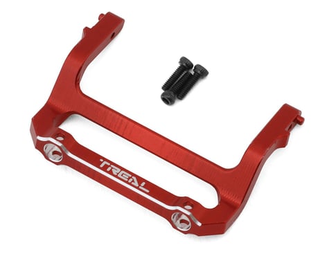 Treal Hobby Axial SCX24 Aluminum Front Bumper Mount (Red) (C10)