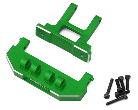 Treal Hobby Axial SCX24 Aluminum Rear Bumper Mount (Green) (Deadbolt)