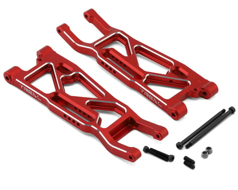Treal Hobby Aluminum Front Suspension Arms for Traxxas Sledge (Red) (2)