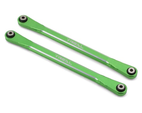 Treal Hobby Aluminum Front Steering Links for Traxxas Sledge (Green) (2)