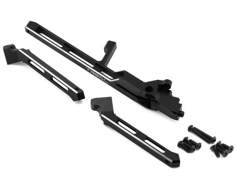 Treal Hobby Aluminum Rear Chassis Brace & Towers Set for Traxxas Sledge (Black)