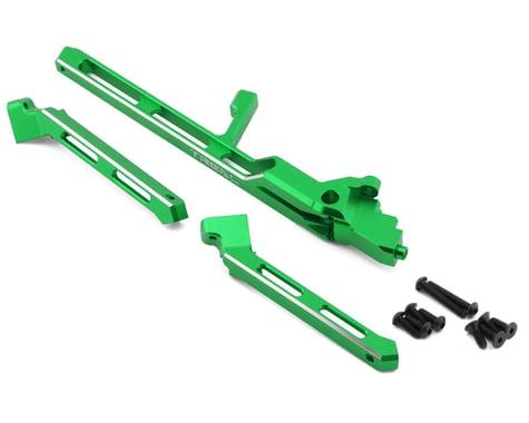 Treal Hobby Aluminum Rear Chassis Brace & Towers Set for Traxxas Sledge (Green)