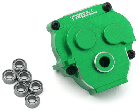 Treal Hobby Aluminum Transmission Gearbox Housing for Traxxas TRX-4M (Green)