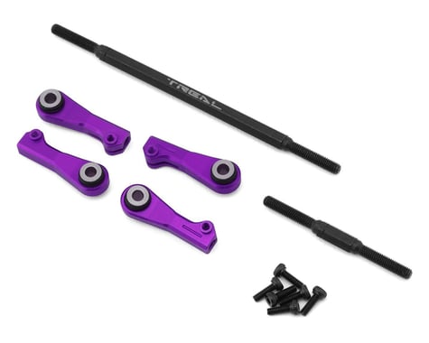Treal Hobby Axial UTB18 Adjustable Steering Link Tie Rod Set (Purple)
