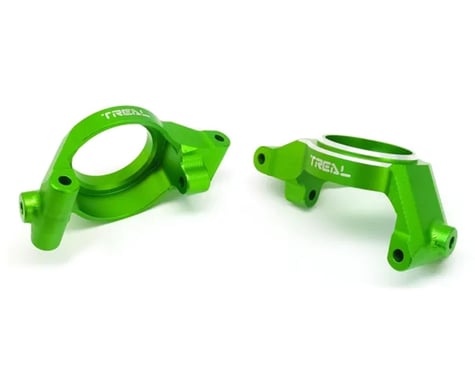 Treal Hobby 7075 Aluminum Front C-Hubs for Traxxas® X-Maxx® (Green) (2)