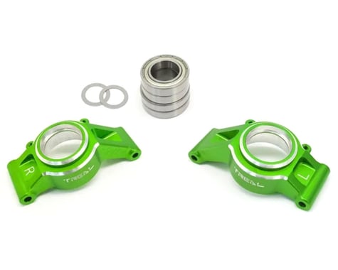 Treal Hobby 7075 Aluminum Rear Hub Set for Traxxas® X-Maxx® (Green) (2)