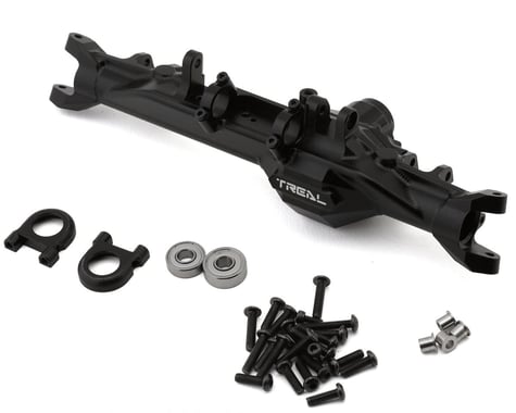 Treal Hobby H10 Optic 7075 CNC-Machined Aluminum Front Axle Housing (Black)