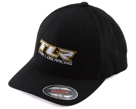 Team Losi Racing "TLR" Flex-Fit Hat (Black) (S/M)