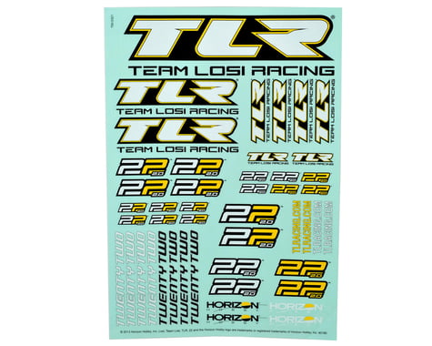 Team Losi Racing 22 2.0 Sticker Sheet