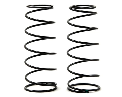 Team Losi Racing 16mm Front Shock Spring Set (Green - 4.8 Rate) (2)