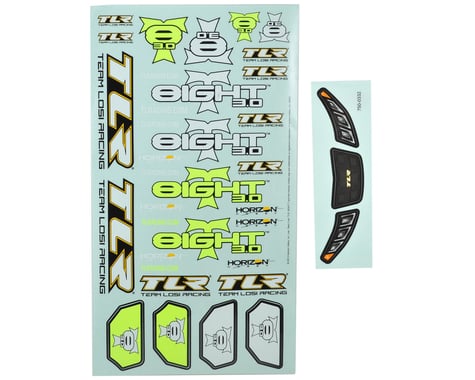 Team Losi Racing 8IGHT-T 3.0 Logo Sticker Sheet