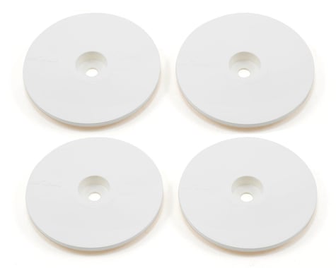 Team Losi Racing Wheel Disk Set (White) (4)