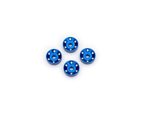 Traxxas Maxx® Slash® Aluminum Wheel Washers (Blue) (4)