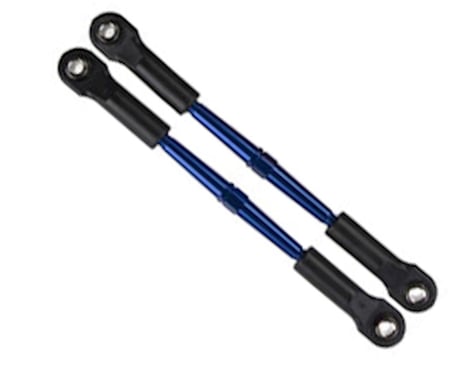 Traxxas 61mm Aluminum Toe Link Turnbuckle Set (Blue) (2)