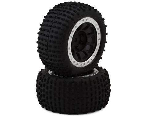 Traxxas Bandit Alias 2.2" Rear Pre-Mounted Tires (Black/Chrome) (2) (Medium)