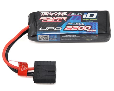 Traxxas 2S "Power Cell" 25C LiPo Battery w/iD Traxxas Connector (7.4V/2200mAh)