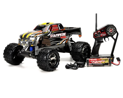 Traxxas Stampede VXL Brushless RTR Waterproof ESC w/2.4Ghz Radio, Battery & Wall