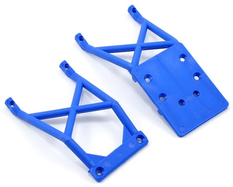 Traxxas Stampede Front & Rear Skid Plate (Blue) (Son-uva Digger)