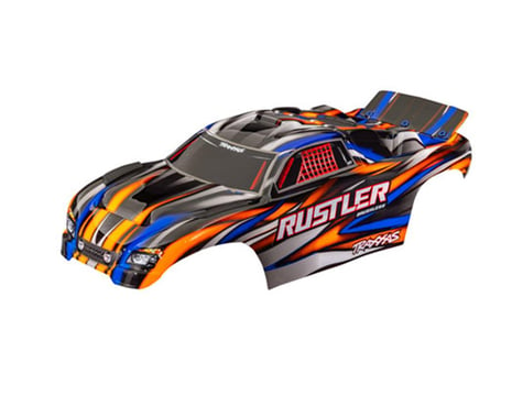 Traxxas Rustler® BL-2s™ 1/10 Pre-Painted Body (Orange)