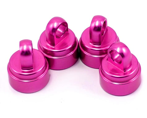 Traxxas Aluminum Ultra Shock Cap (Pink) (4)