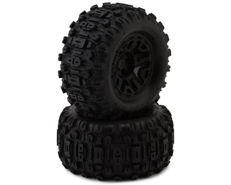 Traxxas Sledgehammer 2.8" Rear Pre-Mounted 1/10 Monster Truck Tires (Black) (2)