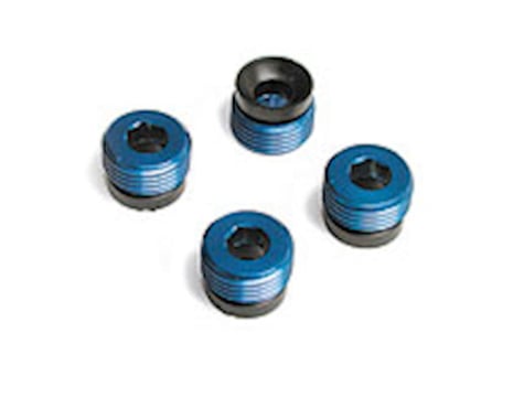 Traxxas Aluminum Pivot Ball Cap (Blue) (4) (EMX,TMX.15,2.5)