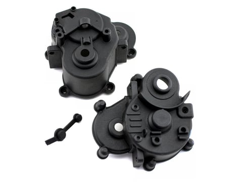 Traxxas Revo Gearbox halves/ rubber access plug/ shift detent ball/ spring/ 4mm GS/ shift shaft