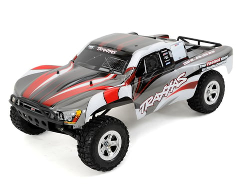 Traxxas Slash 1/10 RTR Electric 2WD Short Course Truck (Silver/Red)
