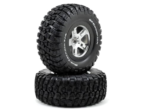 Traxxas BFGoodrich KM2 Tire w/SCT Front Wheel (2) (Satin Chrome)