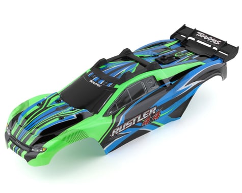 Traxxas Rustler 4X4 Pre-Painted Body w/Clipless Mounting (Green)