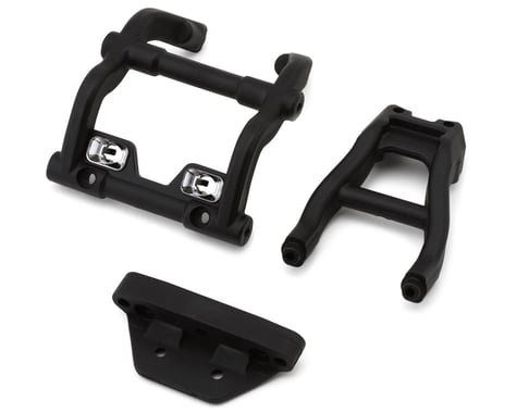 Traxxas Stampede 4x4 Wheelie Bar Mount & Rear Skid Plate Set (Black)