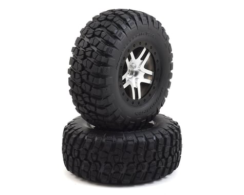 Traxxas BFGoodrich Mud TA Rear Tires (2) (Satin Chrome) (Standard)