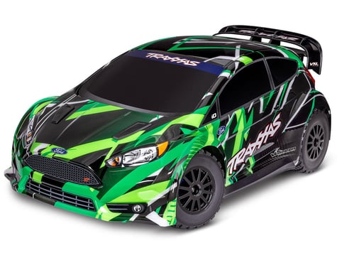 Traxxas Ford Fiesta ST 4x4 VXL Brushless 1/10 RTR AWD Rally Car (Green)