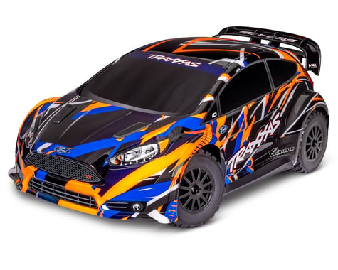 Traxxas Ford Fiesta ST 4x4 VXL Brushless 1/10 RTR AWD Rally Car (Orange)