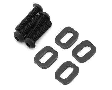 Traxxas X-Maxx/XRT Aluminum Motor Mount Washers (Grey) (4)