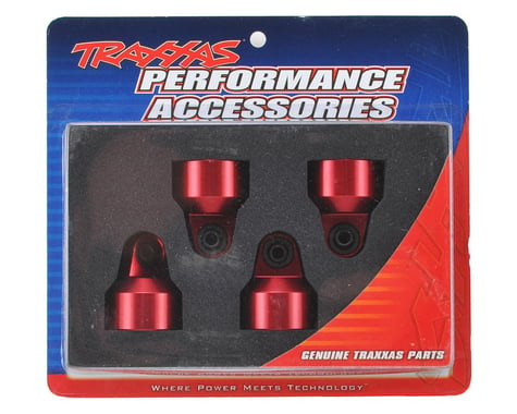 Traxxas X-Maxx/XRT Aluminum GTX Shock Caps (Red) (4)