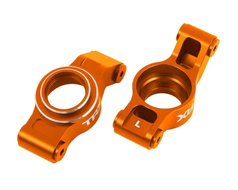 Traxxas X-Maxx®/XRT® Aluminum Rear Stub Axle Carriers (Orange) (2)