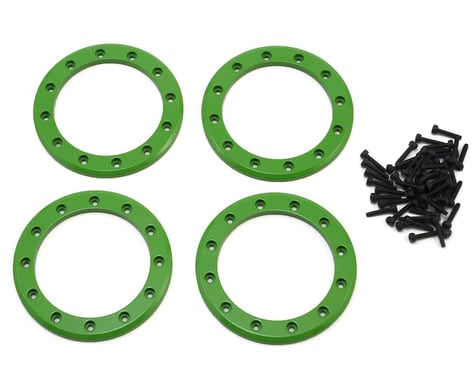 Traxxas Aluminum 2.2" Beadlock Rings (Green) (4)